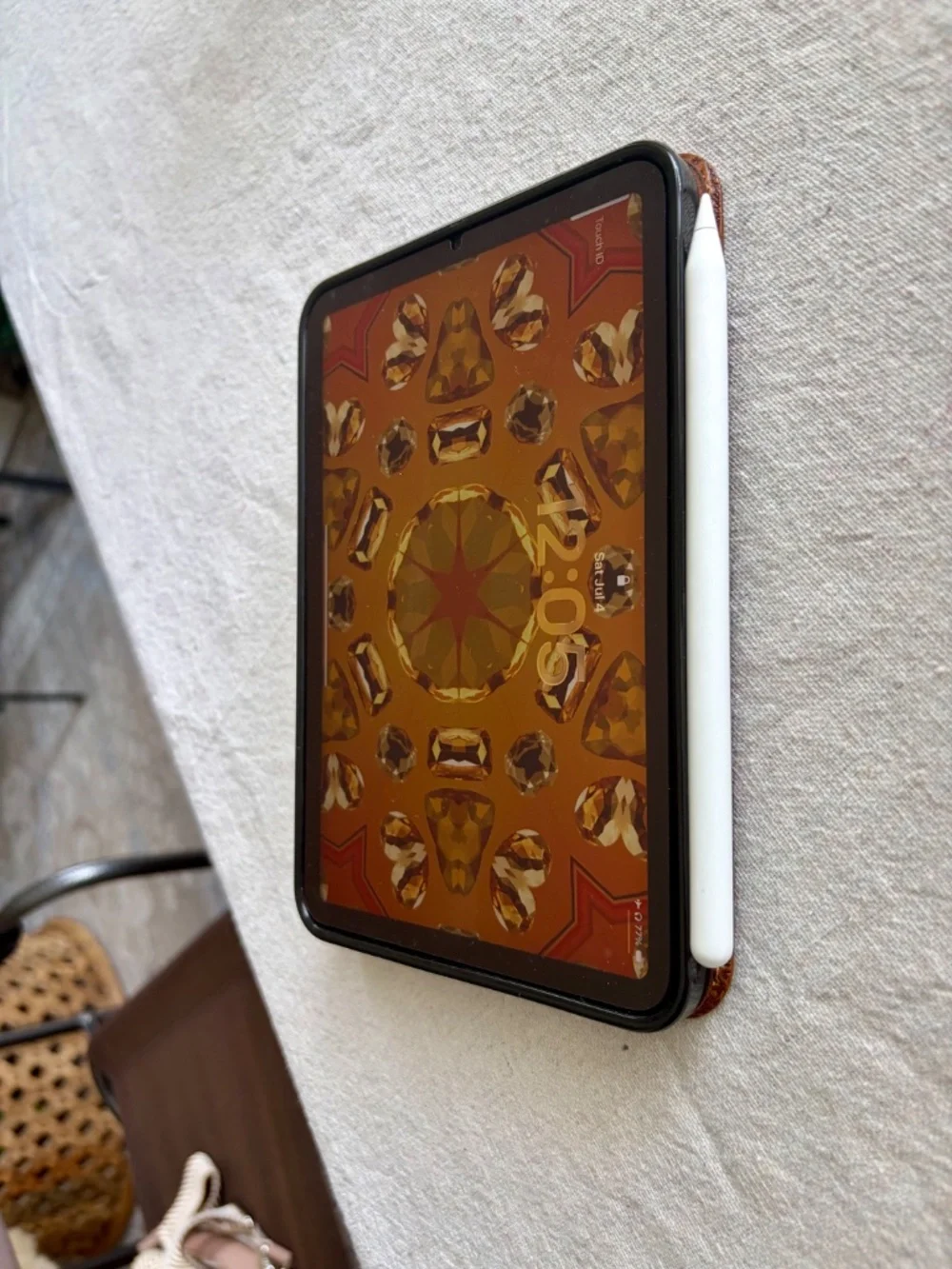 iPad Mini 7 Tooled Leather Case